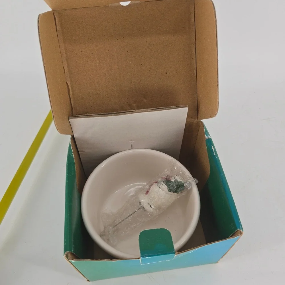Pfaltzgraff Snow Bear Collection Dip Bowl with Polar Bear Spreader in Box